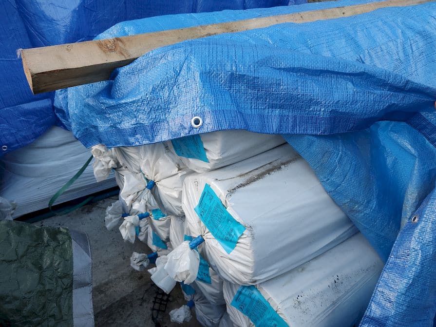 Owinięte rolki geowłókniny